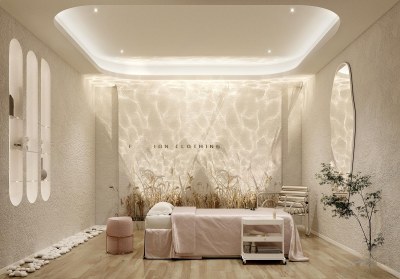 现代美容SPA店包间3D模型下载